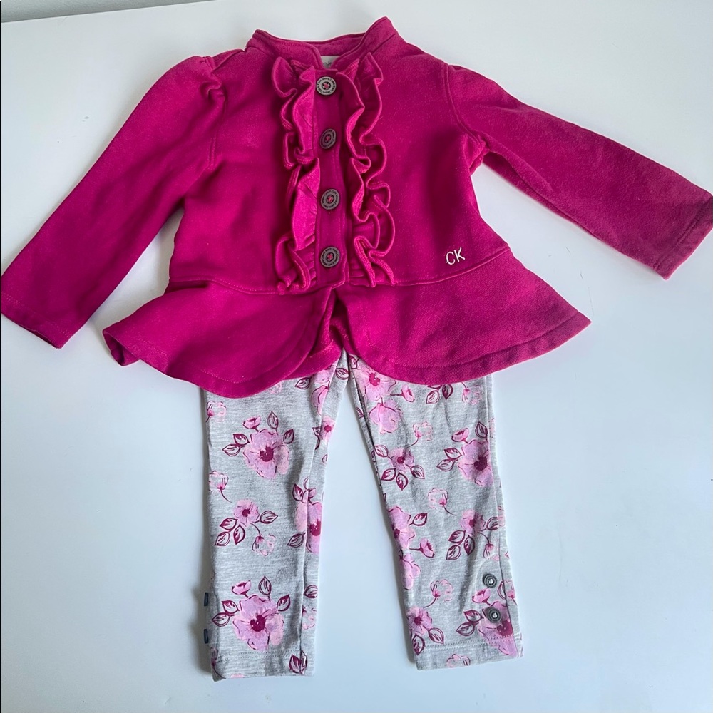 Girls Calvin Klein set